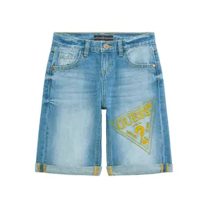 Child jean shorts Guess image-0