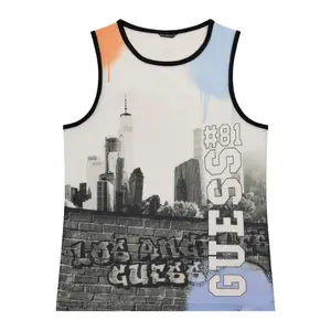 Children's oversized tank top Guess image-0