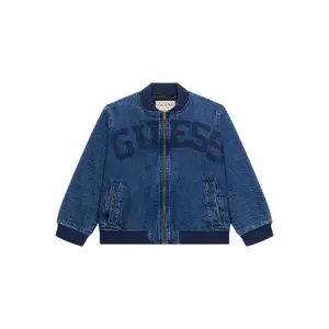 Jeansjacke mit Logo für Kinder Guess image-0