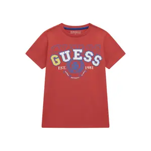 Kid's T-shirt Guess cardinal red image-0