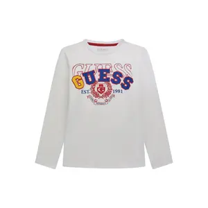 Long sleeve T-shirt Guess white image-0
