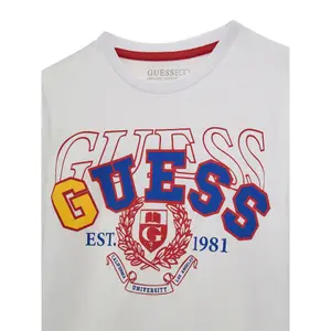 Long sleeve T-shirt Guess white image-2