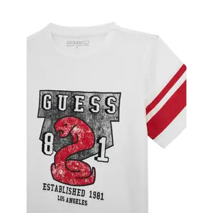 Kid's T-shirt Guess Slub pure white image-2