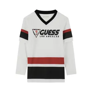 Long sleeve T-shirt Guess pure white 3 image-0