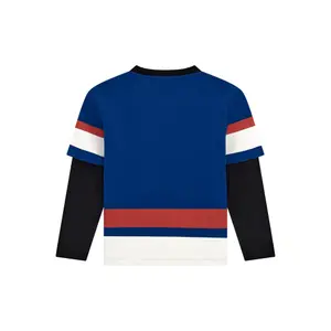 Long sleeve T-shirt Guess blue image-1