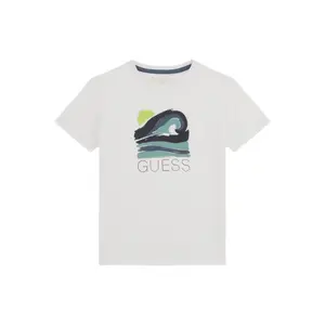Kid's T-shirt Guess pure white 3 image-0