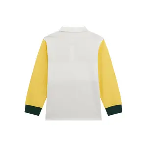 Long sleeve polo for kids Guess Heavy serpentine green image-1