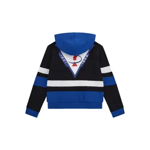 Sweatshirt à capuche zippé enfant Guess Active black blue combo image-1