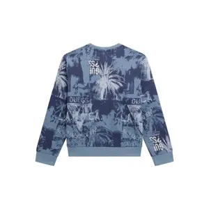 Sweatshirt child Guess Active blue paradise palms image-1