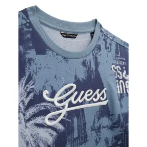 Sweatshirt child Guess Active blue paradise palms image-2