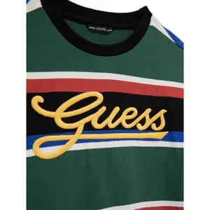 Pullover Kind Guess green white stripe image-2