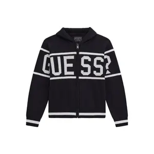 Hooded sweatshirt with zipper Guess image-0