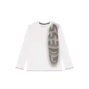 Long-sleeve printed logo T-shirt for kids Guess image-0