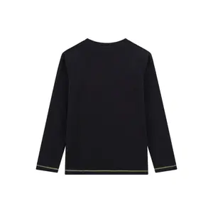 Children's long-sleeved T-shirt with printed logo on the front Guess image-1