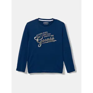 Children's long-sleeved round-neck T-shirt Guess image-0