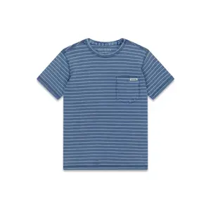 Kid's T-shirt Guess Indigo Mini Me stripes image-0