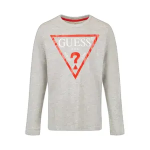 T-Shirt language sleeves child Guess Core image-0