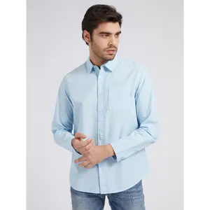 Camisa de algodón ecológico Guess Sunset image-2