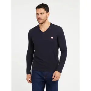 Long-sleeved v-neck T-shirt Guess Core image-2
