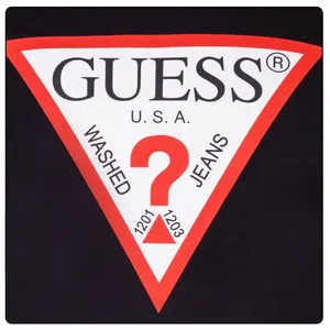T-shirt maniche lunghe con scollo rotondo Guess Original Logo image-2