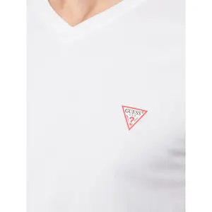 T-shirt col V Guess Core image-4