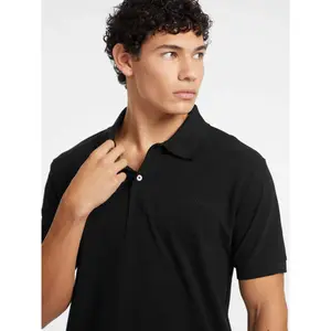 Embroidered polo shirt Guess Logo image-4