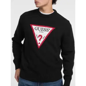 Big triangle logo sweatshirt Guess image-3