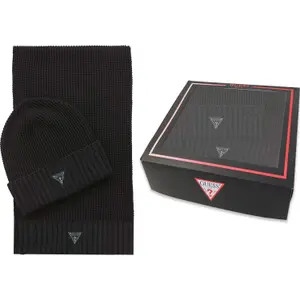 Conjunto de bufanda y gorro con caja de regalo Guess image-0
