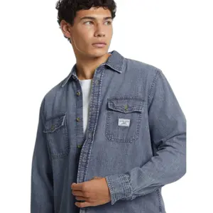 Denim shirt Guess Regular image-4