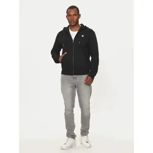 Cazadora ajustada con capucha y mini triángulo Guess image-1