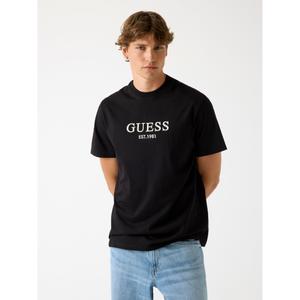 Koszulka z okrągłym dekoltem Guess Embroidery Logo image-1