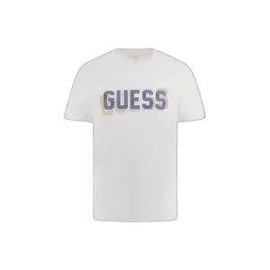 T-shirt girocollo con logo Guess image-0