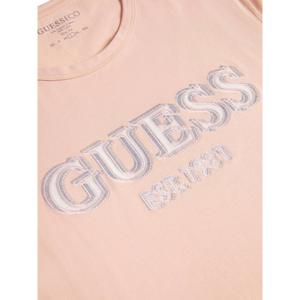 T-shirt girocollo con logo Guess image-2
