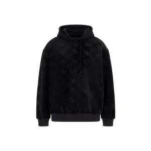 Welurowa bluza z kapturem Guess image-0