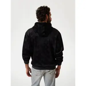 Welurowa bluza z kapturem Guess image-2