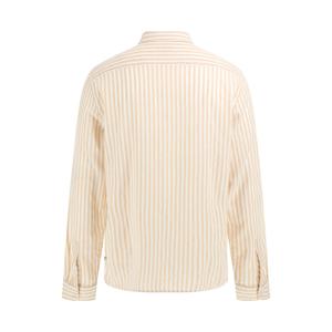 Camisa de riscas em linho Guess Parker image-1