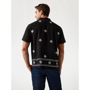 Camisa de mangas curtas bordada Guess Mosley image-3