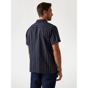 Camisa de riscas de mangas curtas Guess Cooper image-3