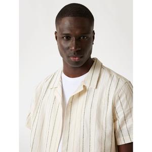 Camisa de riscas de mangas curtas Guess Cooper image-4