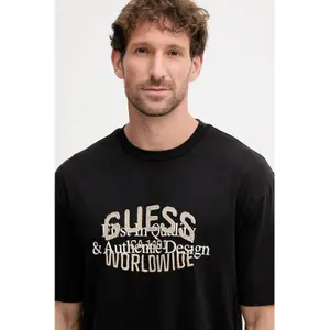 Basis T-shirt Guess Worldwide 1981 image-3