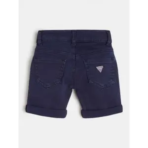 Stretch denim shorts for kids Guess Bull Core image-1