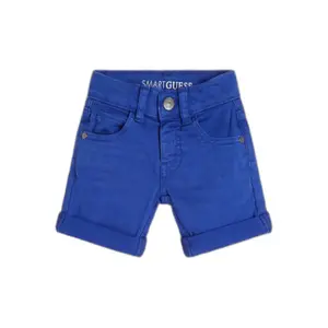 Stretch denim shorts for kids Guess Bull Core image-0
