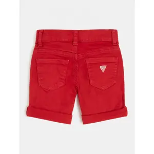 Stretch denim shorts for kids Guess Bull Core image-1