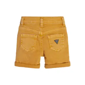 Baby boy denim shorts Guess Bull image-0
