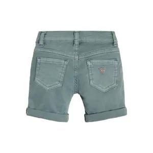 Baby boy denim shorts Guess Bull image-3