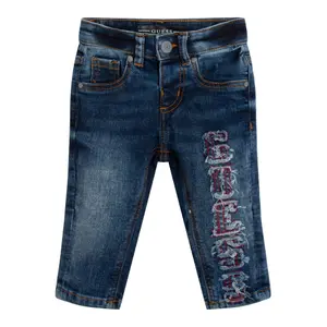 Jeans slim with letters baby boy Guess image-0