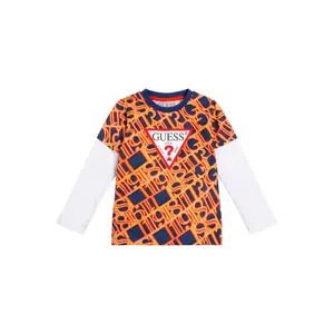 Long sleeve t-shirt for kids Guess image-0