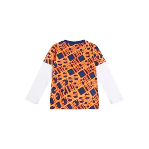 Long sleeve t-shirt for kids Guess image-1