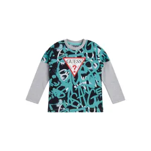 Long sleeve t-shirt for kids Guess image-0