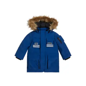 Kinderparka mit Kapuze aus Kunstpelz Guess image-0